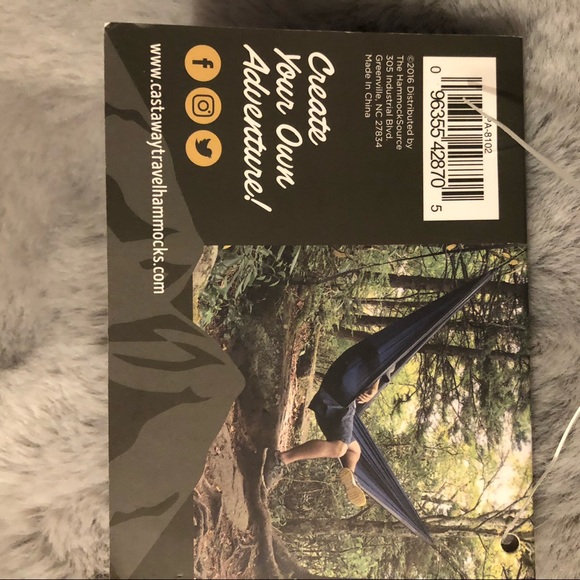 NWT Castaway Travel Hammock, double, green - Picture 2 of 10